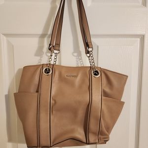 Beige Nine West Tote Bag